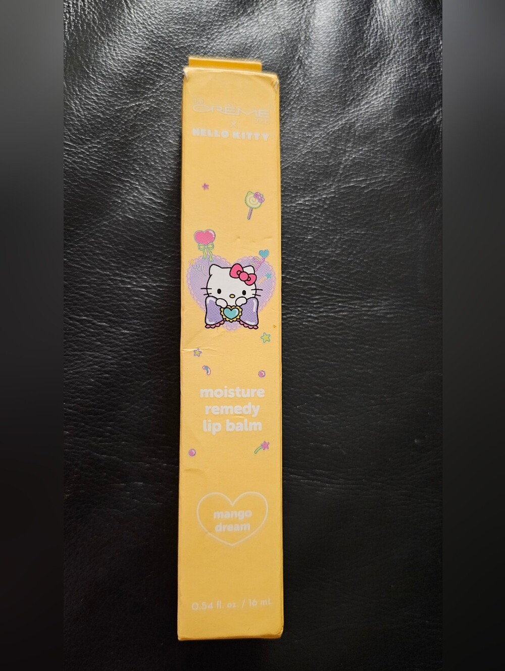 Creme Shop X Hello Kitty Moisture Remedy Lip Balm Mango Dream Full Size NWT - Picture 4 of 7